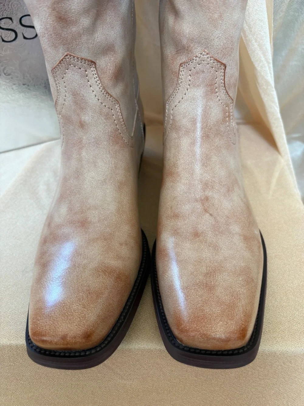 Taupe Cowboy Boots